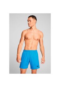 Szorty kąpielowe męskie Puma, Mid Shorts, Speed Blue. Kolor: niebieski. Materiał: poliester. Sezon: lato