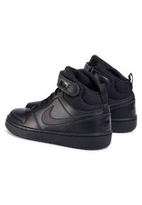 Nike Sneakersy Court Borough Mid 2 (GS) CD7782 001 Czarny. Kolor: czarny. Materiał: materiał #4