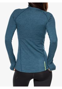 Bluza biegowa damska Inov-8 Train Elite Mid LSZ. Kolor: niebieski