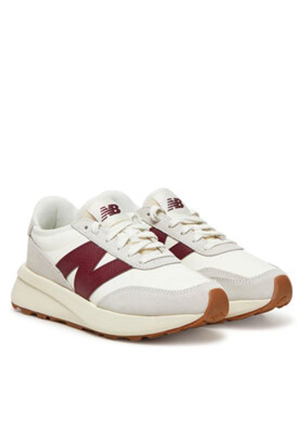 New Balance Sneakersy U370CB Beżowy. Kolor: beżowy. Materiał: zamsz, skóra