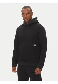 EA7 Emporio Armani Bluza 7M000141 AF13538 UC001 Czarny Regular Fit. Kolor: czarny. Materiał: syntetyk, bawełna #1