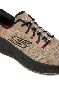 skechers - Skechers Sneakersy Gorun Elevate Lace Up 220852/TPBK Beżowy. Kolor: beżowy. Materiał: materiał #6