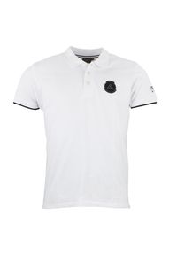 PEAK MOUNTAIN - Polo Peak Mountain Cornelius. Typ kołnierza: polo. Kolor: biały. Długość rękawa: krótki rękaw. Długość: krótkie. Wzór: jednolity #1