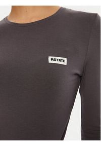 ROTATE Bluzka 114096 Szary Regular Fit. Kolor: szary. Materiał: syntetyk, bawełna