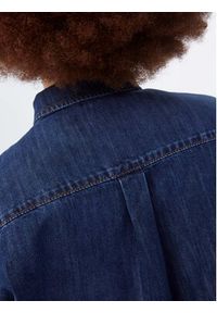 Americanos Koszula jeansowa Unisex Michigan Granatowy Oversize. Kolor: niebieski. Materiał: bawełna #3