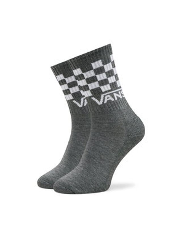 Vans Zestaw 3 par wysokich skarpet męskich Classic Check Crew VN000F0WY281 Czarny. Kolor: czarny. Materiał: materiał