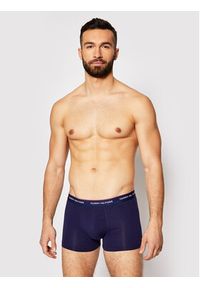 TOMMY HILFIGER - Tommy Hilfiger Komplet 3 par bokserek 3P Trunk 1U87903842 Granatowy. Kolor: niebieski. Materiał: bawełna #2