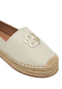 BOSS Espadryle Madeira 50542336 Beżowy. Kolor: beżowy. Materiał: materiał