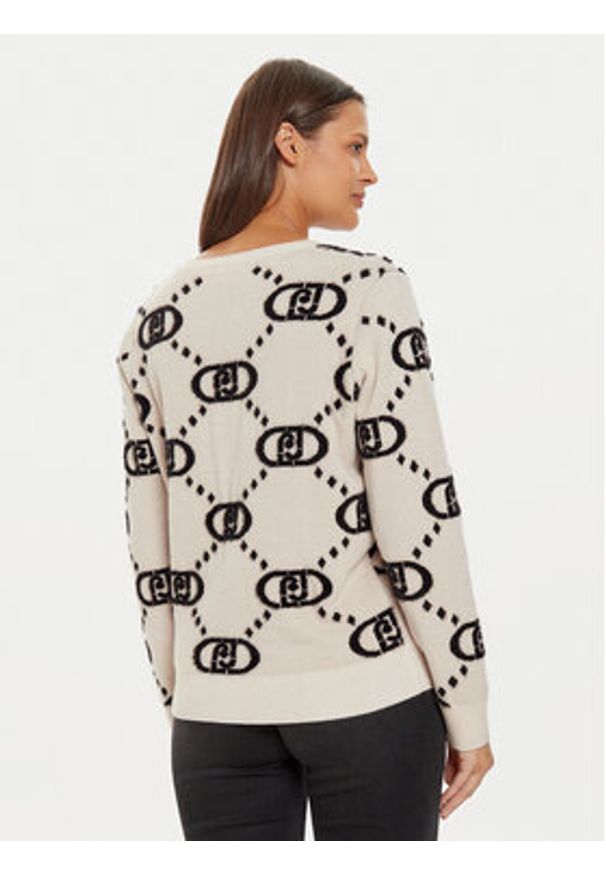 Liu Jo Sport Sweter TF4230 MA94O Różowy Regular Fit. Kolor: różowy. Materiał: syntetyk. Styl: sportowy