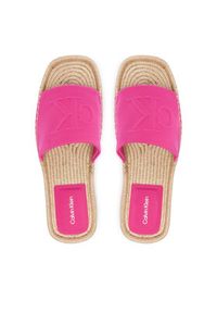 Calvin Klein Espadryle Ebeth HW0HW02894 Różowy. Kolor: różowy. Materiał: materiał #4