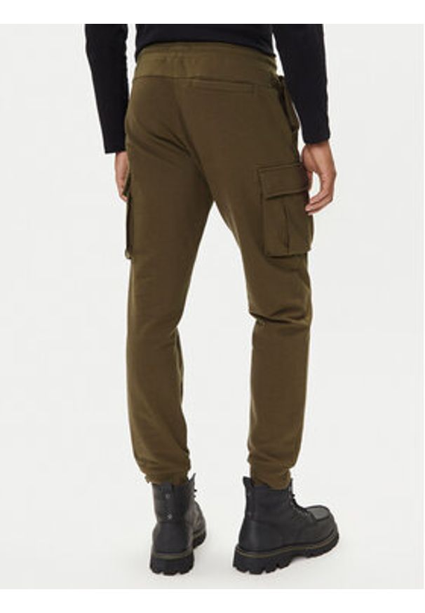 Aeronautica Militare Spodnie dresowe 252PF1010UF00662 Zielony Regular Fit. Kolor: zielony. Materiał: bawełna