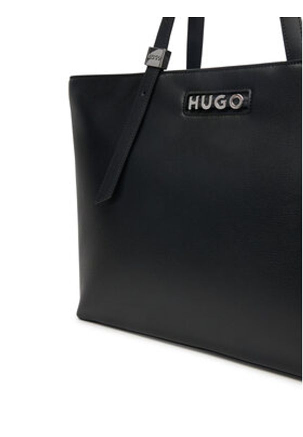 Hugo - HUGO Torebka 50541884 Czarny. Kolor: czarny. Materiał: skórzane