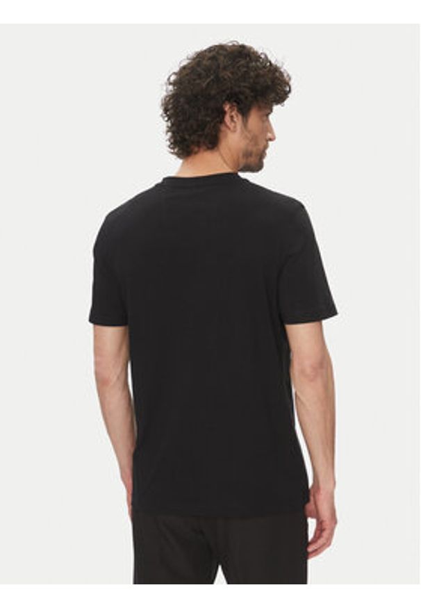 BOSS T-Shirt 50537825 Czarny Regular Fit. Kolor: czarny. Materiał: bawełna