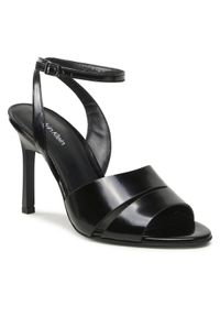 Calvin Klein Sandały Geo Stil Sandal 90Hh HW0HW01462 Czarny. Kolor: czarny. Materiał: skóra #1