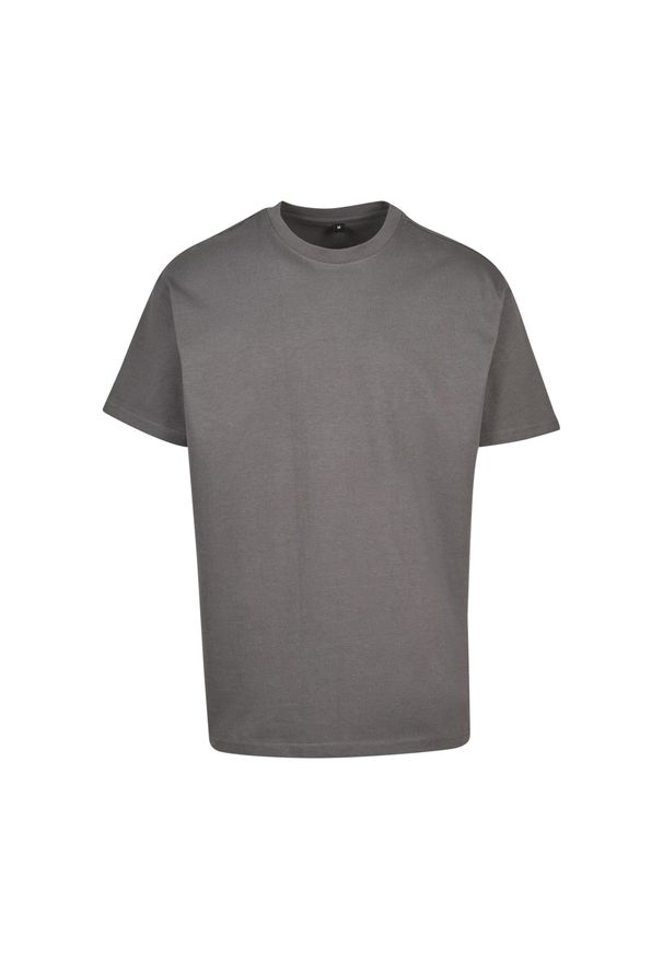 BUILD YOUR BRAND - Ponadwymiarowa Koszulka Dla Dorosłych Unisex Heavyweight. Kolor: szary