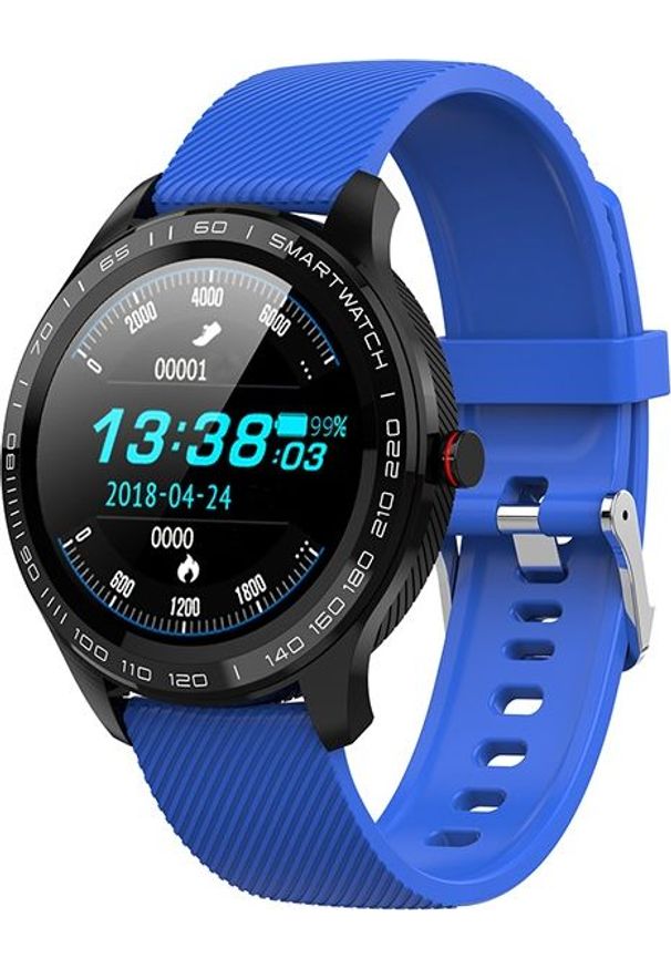 Smartwatch Garett Electronics Men 3S Niebieski. Rodzaj zegarka: smartwatch. Kolor: niebieski