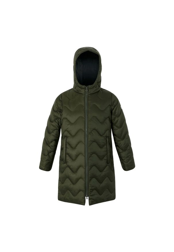 Dziecięca kurtka puchowa Regatta Cambrie. Kolor: zielony. Materiał: puch. Styl: sportowy