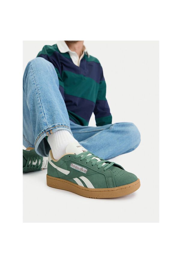 Sneakersy Reebok. Kolor: zielony. Model: Reebok Club