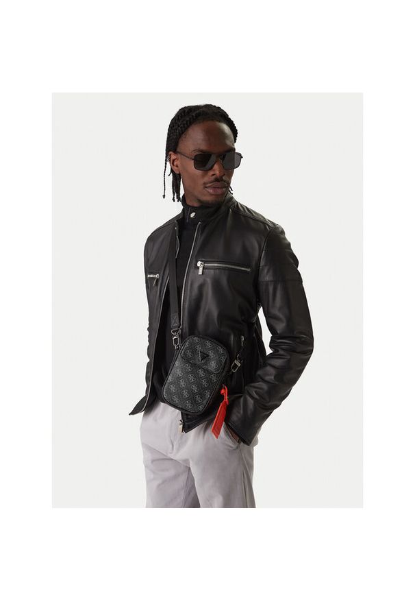 Saszetka Guess. Kolor: czarny