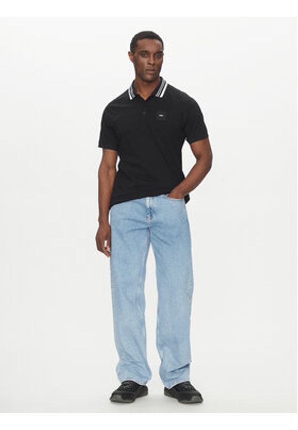 BOSS Polo 50538176 Czarny Regular Fit. Typ kołnierza: polo. Kolor: czarny. Materiał: bawełna