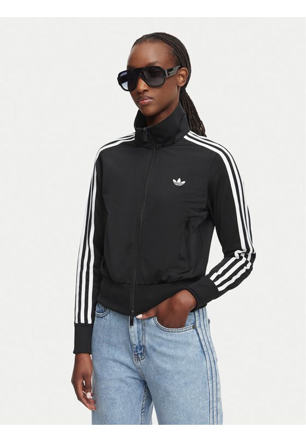 Adidas - adidas Bluza Firebird Classic Track Jacket KV9552 Czarny Regular Fit. Kolor: czarny. Materiał: syntetyk