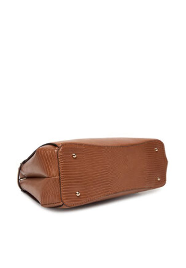 Guess Torebka Melinda HWKL99 33060 Brązowy. Kolor: brązowy. Materiał: skórzane