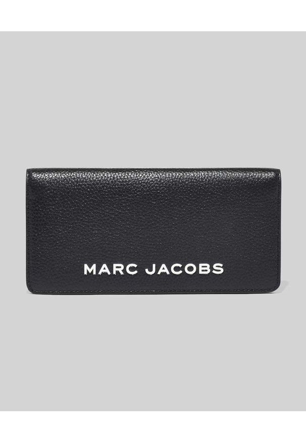 THE MARC JACOBS - Czarny portfel ze skóry The Bold Open Face. Kolor: czarny. Materiał: skóra