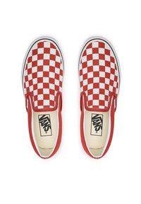 Vans Tenisówki Classic Slip-On VN000BVZ49X1 Czerwony. Zapięcie: bez zapięcia. Kolor: czerwony. Materiał: materiał #6