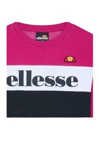 Bluza turystyczna dziewczęca Ellesse Sandrio. Kolor: różowy. Materiał: poliester, bawełna