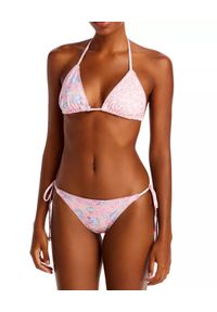 LOVE SHACK FANCY - Dwuczęściowe bikini we wzór Harbor. Kolor: wielokolorowy, fioletowy, różowy. Materiał: tkanina. Wzór: kwiaty, motyw zwierzęcy