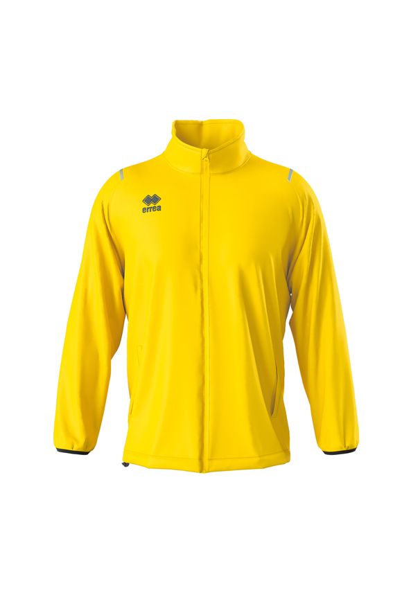 ERREA - Dziecięca kurtka wiatroszczelna Errea Pressing. Kolor: żółty. Styl: sportowy, elegancki