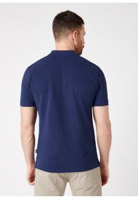 Wrangler - MĘSKIE POLO WRANGLER SS POLO NAVY W7MJK4114 112131940. Typ kołnierza: polo