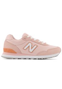 Buty New Balance WL515CS3 - różowe. Okazja: na co dzień. Kolor: różowy. Materiał: syntetyk, materiał, guma, dresówka, zamsz, skóra. Szerokość cholewki: normalna