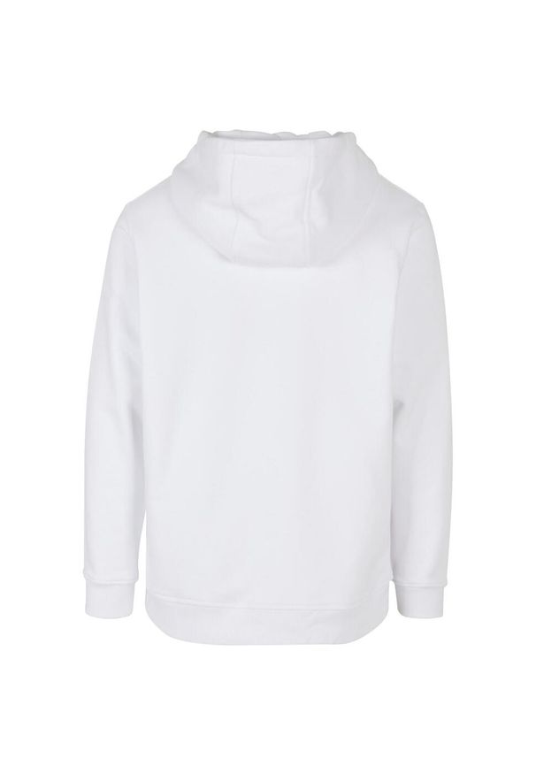 BUILD YOUR BRAND - Męska Bluza Z Kapturem Ultra Heavy Regular. Typ kołnierza: kaptur. Kolor: biały