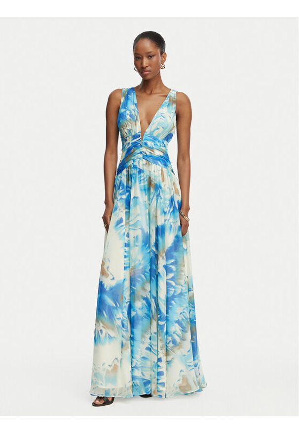 Marciano Guess Sukienka koktajlowa G6GK14 W1787 Kolorowy Regular Fit. Materiał: syntetyk. Wzór: kolorowy. Styl: wizytowy