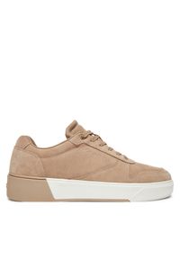 Calvin Klein Sneakersy HM0HM01591 Beżowy. Kolor: beżowy. Materiał: zamsz, skóra