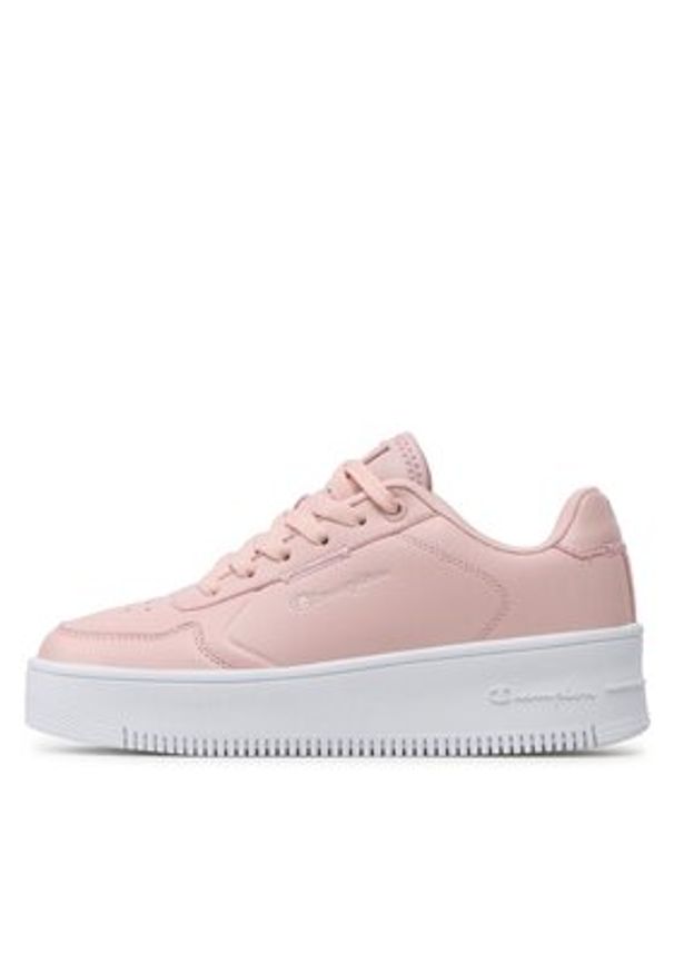 Champion Sneakersy Rebound Platform S11473-CHA-PS047 Różowy. Kolor: różowy. Materiał: skóra. Obcas: na platformie