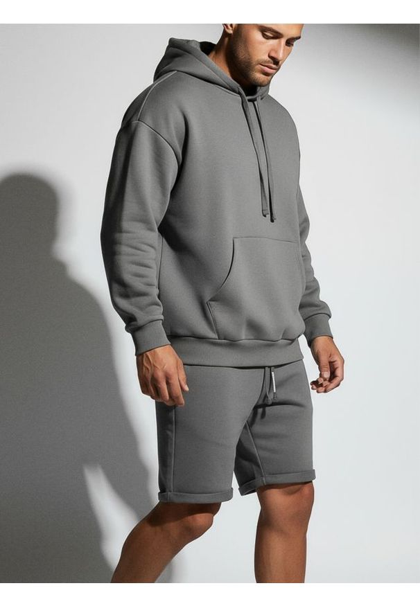 Sinsay - Szorty slim fit - szary. Kolor: szary