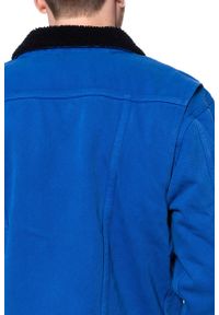 Wrangler - KURTKA ZIMOWA WRANGLER TWILL SHERPA COBALT BLUE W4A7W2B09 112129076. Sezon: zima #10