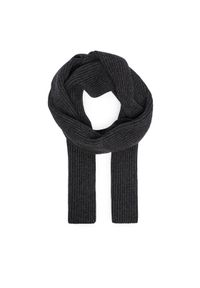 Calvin Klein Szalik Ck Metal Wool Rib Scarf LV04D8056G Szary. Kolor: szary. Materiał: wełna #1