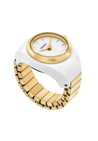 Fossil Zegarek Watch Ring ES5412 Biały. Kolor: biały