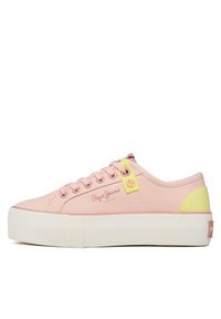 Pepe Jeans Tenisówki PLS31456 Różowy. Kolor: różowy. Materiał: materiał #5