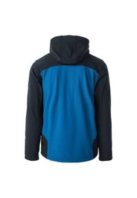 Hi-tec - Męska Kurtka Soft Shell. Kolor: niebieski. Sport: turystyka piesza