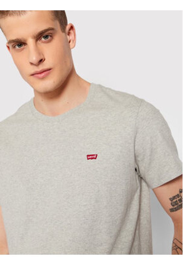 Levi's® T-Shirt Original Housemark 56605-0130 Szary Regular Fit. Kolor: szary. Materiał: bawełna