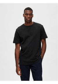 Selected Homme T-Shirt 16088532 Czarny Relaxed Fit. Kolor: czarny #1