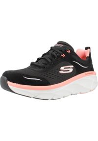 skechers - Tenisówki Skechers Model Dlux Walker 2.0 Kolor Czarny. Kolor: czarny. Materiał: syntetyk, tkanina, skóra