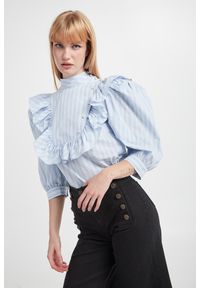 Custommade - Koszula damska z żabotem CUSTOMMADE. Typ kołnierza: z żabotem #2