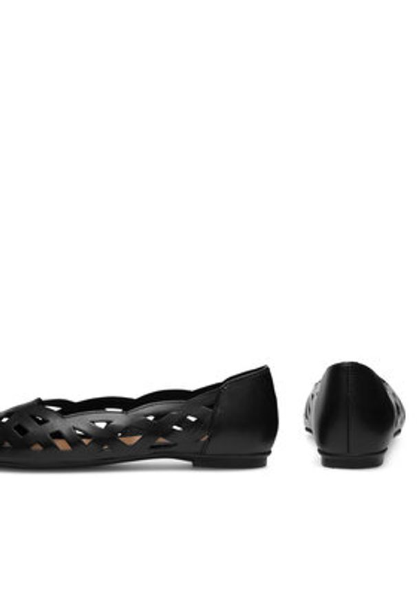 Lasocki Baleriny WI23-SORANO-13 Czarny. Kolor: czarny. Materiał: skóra