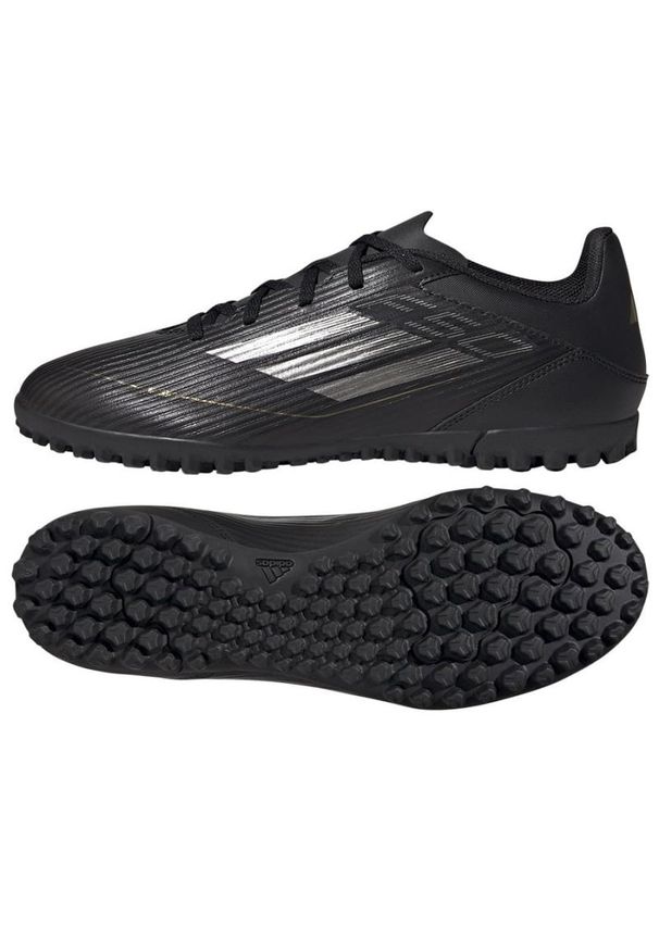 Adidas - Buty piłkarskie adidas F50 Club Tf IF1349 czarne. Zapięcie: sznurówki. Kolor: czarny. Materiał: syntetyk, guma. Sport: piłka nożna