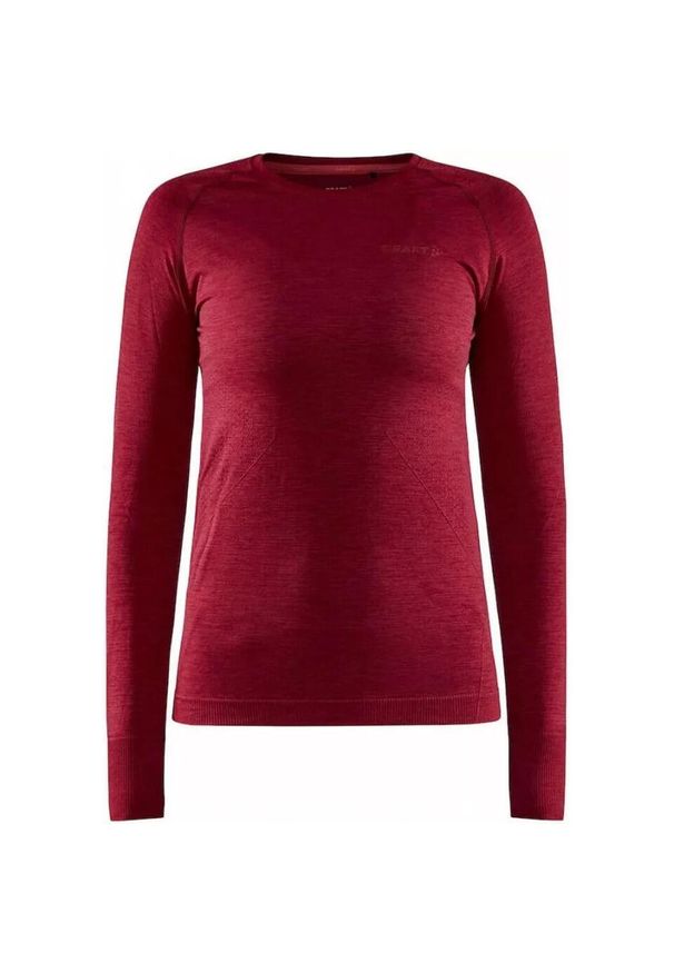Damski jersey z długim rękawem Craft Core Dry. Kolor: czerwony. Materiał: jersey. Długość rękawa: długi rękaw. Długość: długie. Styl: sportowy